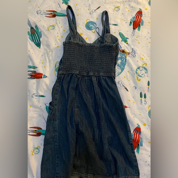 Dark wash denim dress - Picture 2 of 2